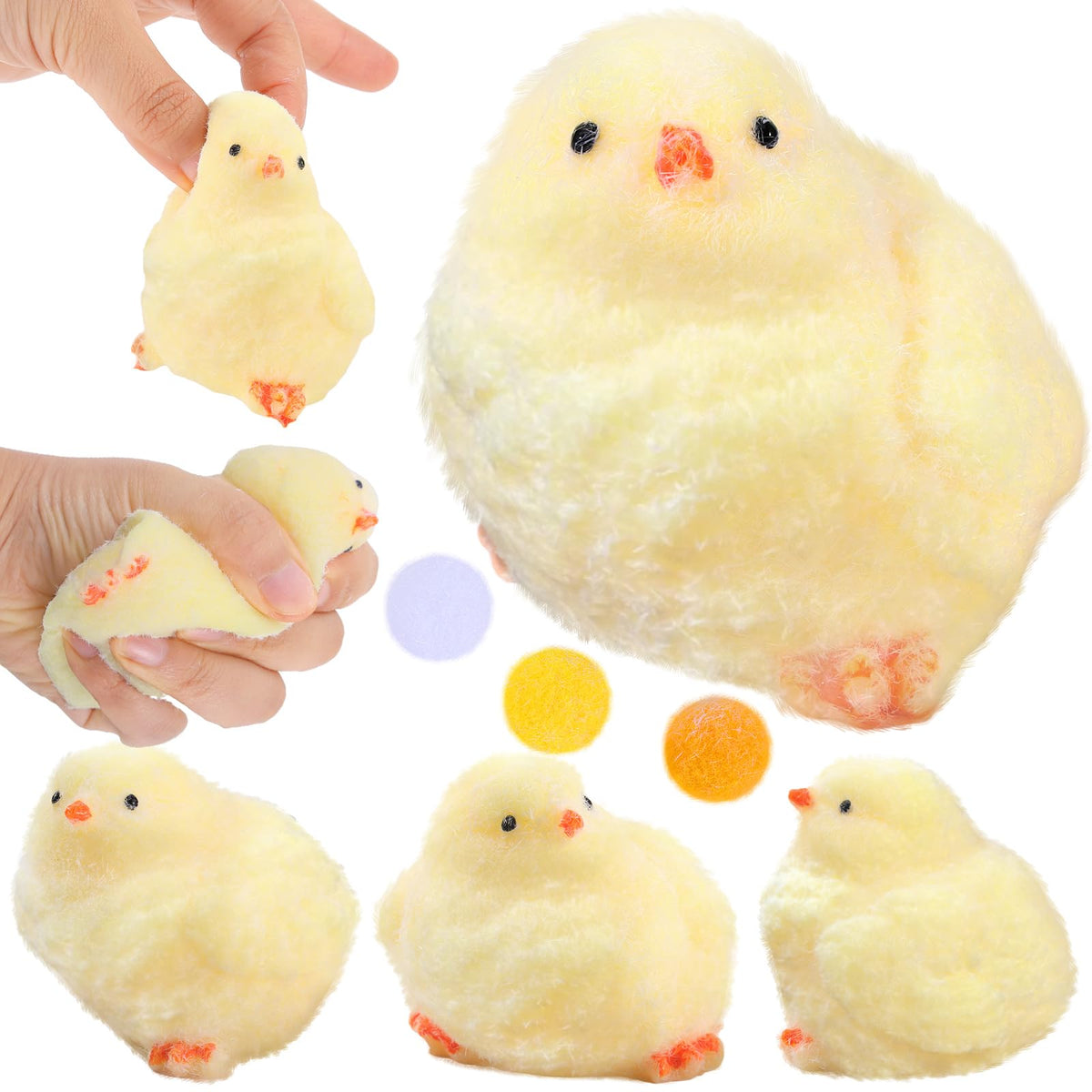 Chick Squishies, 4-Pack